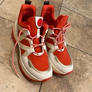 Michael kors sneakers used one time only